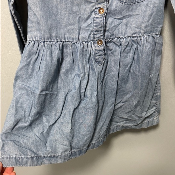 Carter's Denim Dress with Embroidered Pocket - Picture 2 of 9
